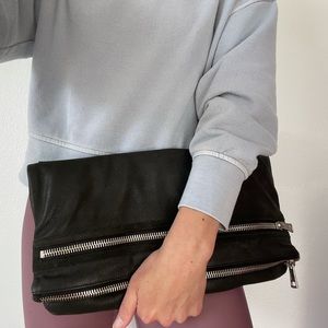 Alexander Wang zipper clutch